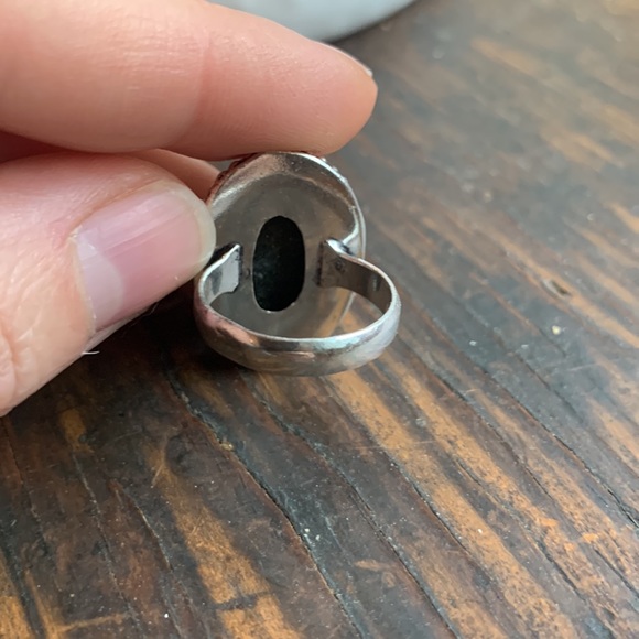 ✨NWT✨Stunning Large Pyrite Sterling Silver Fashion Ring - Picture 5 of 6